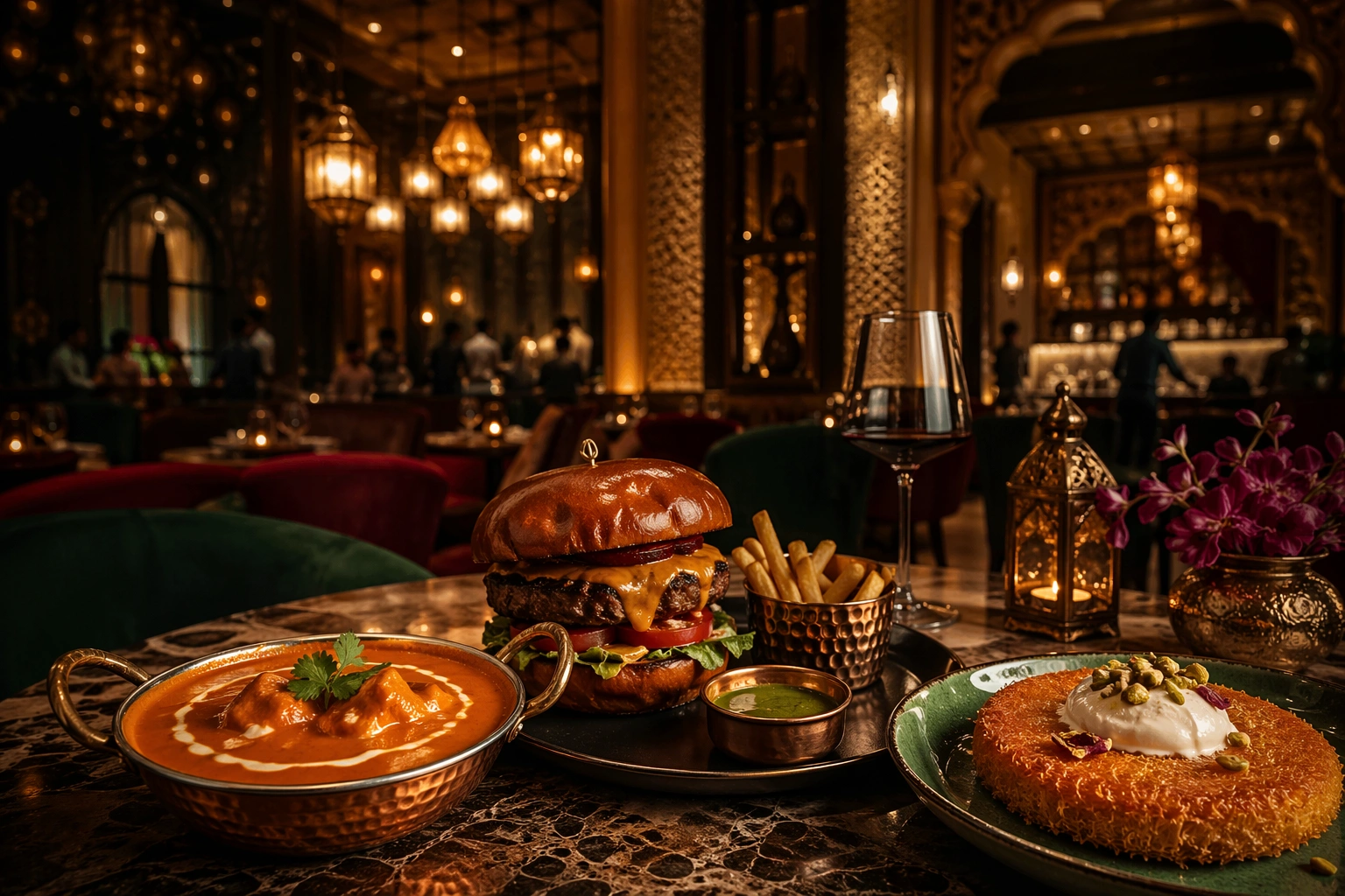 Ghazal Fine-Dine Restaurant — luxury Indian fine dining at 957 Tamarack Way NW in Tamarack, southeast Edmonton, Alberta