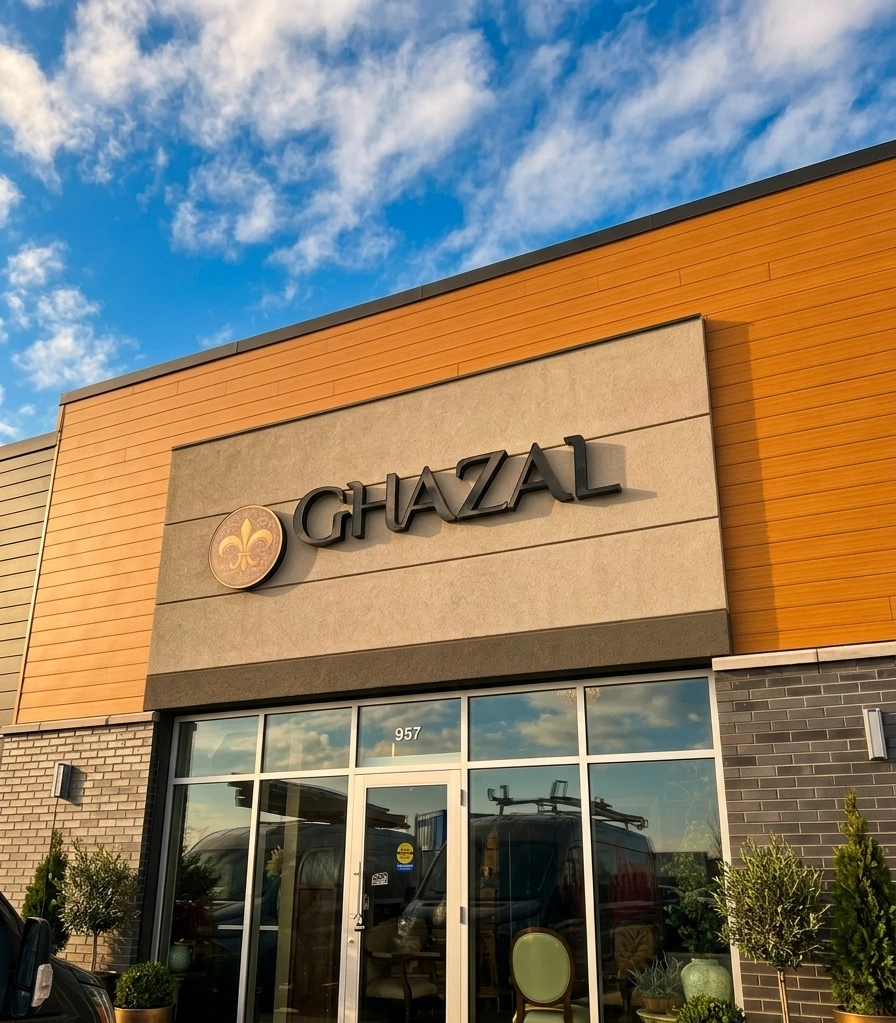 Ghazal Fine-Dine Restaurant luxury dining room at 957 Tamarack Way NW, Tamarack, Edmonton