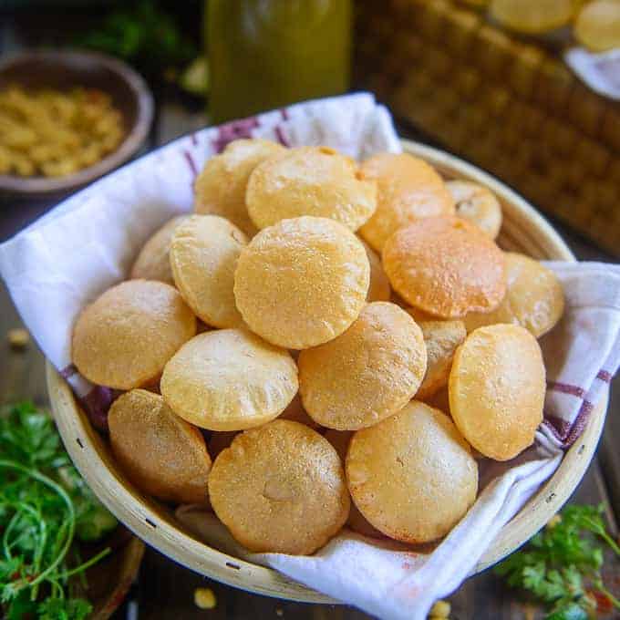 Golgappa pani puri and Indian street bites at Ghazal Fine-Dine, Edmonton